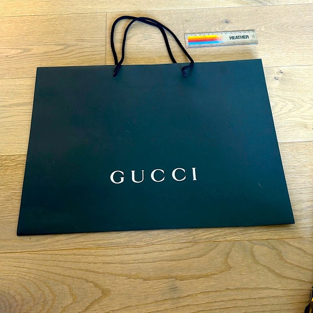Gucci Black Shopping Bag